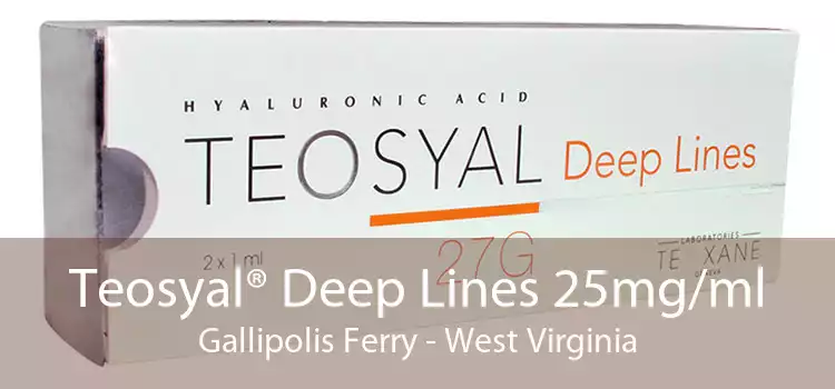 Teosyal® Deep Lines 25mg/ml Gallipolis Ferry - West Virginia
