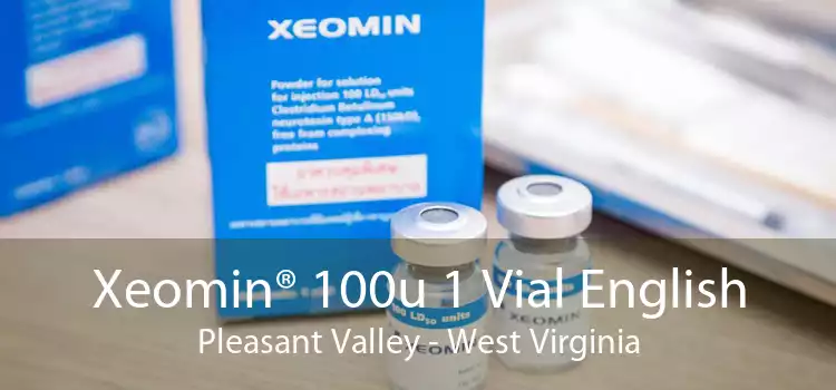 Xeomin® 100u 1 Vial English Pleasant Valley - West Virginia