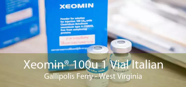 Xeomin® 100u 1 Vial Italian Gallipolis Ferry - West Virginia